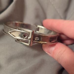 Silver Buckle Bracelet